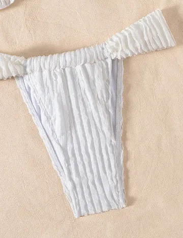 Costum de baie SHEIN, alb