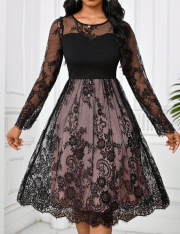 Rochie medie SHEIN, negru