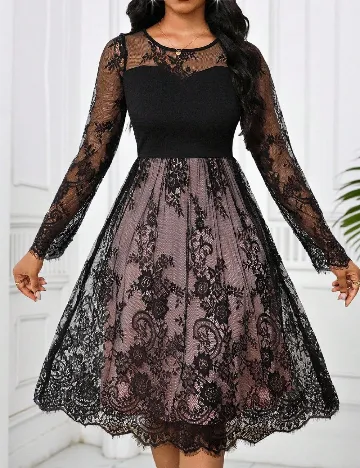 Rochie medie SHEIN, negru