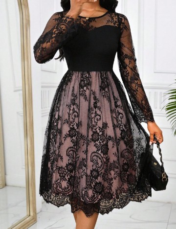 Rochie medie SHEIN, negru