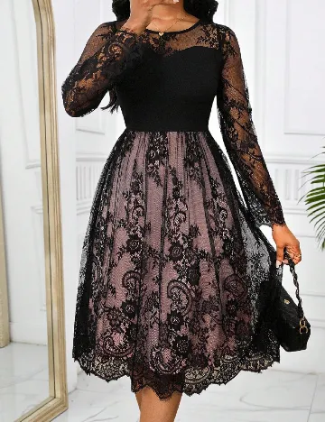 Rochie medie SHEIN, negru