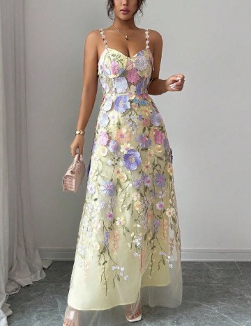 Rochie lunga SHEIN, floral print