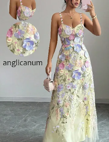 Rochie lunga SHEIN, floral print
