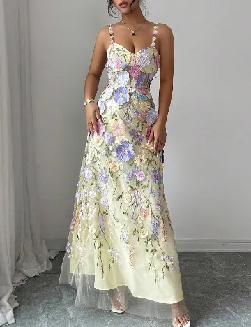 Rochie lunga SHEIN, floral print