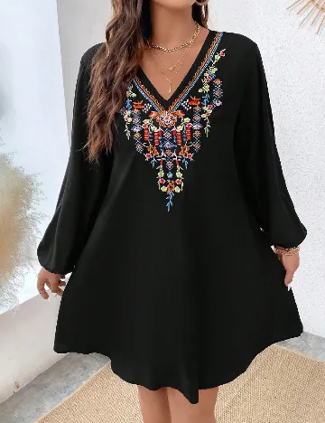 Rochie scurta SHEIN CURVE, negru