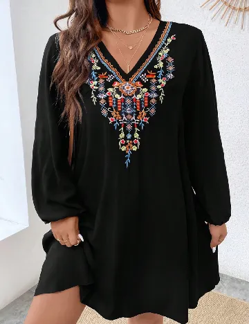 Rochie scurta SHEIN CURVE, negru