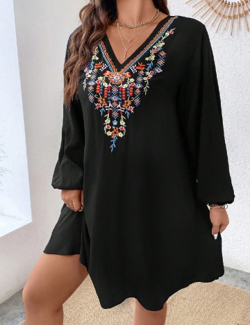 Rochie scurta SHEIN CURVE, negru