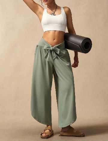 Pantaloni SHEIN, verde