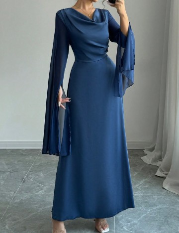 Rochie lunga SHEIN, albastru