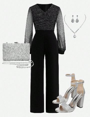 Salopeta Shein Kids, negru