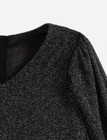 Salopeta Shein Kids, negru