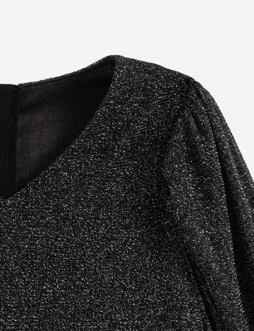 Salopeta Shein Kids, negru