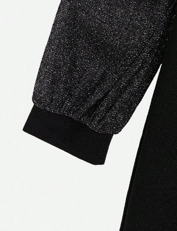 Salopeta Shein Kids, negru