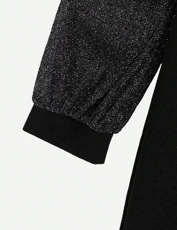 Salopeta Shein Kids, negru