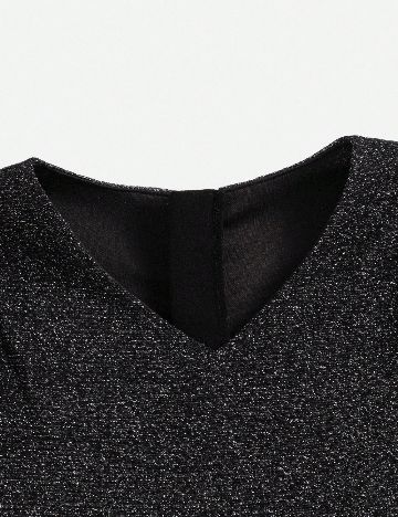 Salopeta Shein Kids, negru