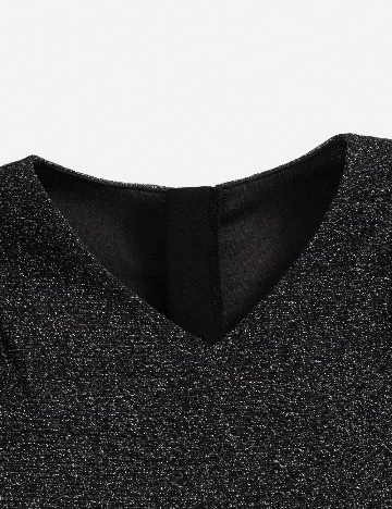 Salopeta Shein Kids, negru