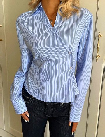 Camasa SHEIN, albastru