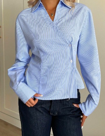 Camasa SHEIN, albastru
