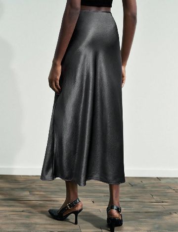 Fusta SHEIN, gri inchis