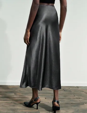 Fusta SHEIN, gri inchis