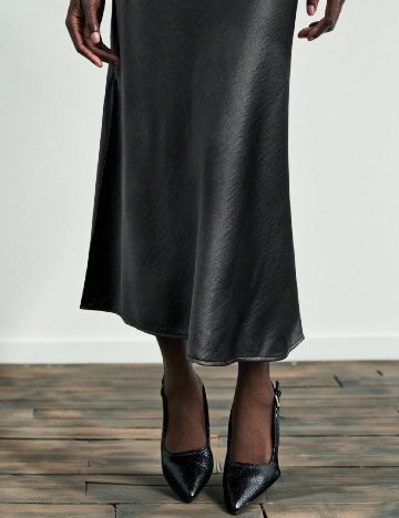 Fusta SHEIN, gri inchis