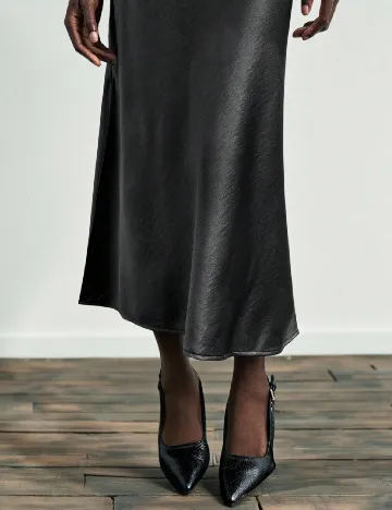 Fusta SHEIN, gri inchis