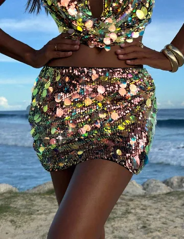 Fusta SHEIN, mix culori