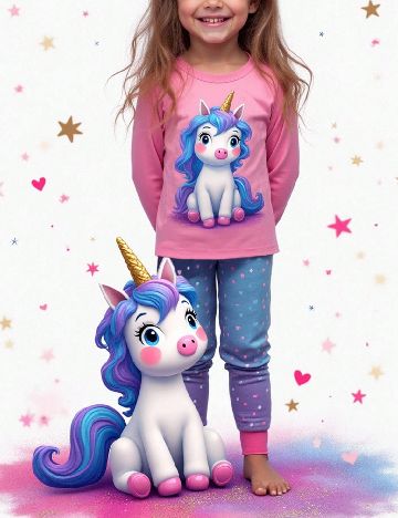 Pijama Shein Kids, mix culori