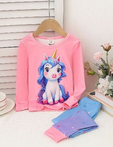 Pijama Shein Kids, mix culori