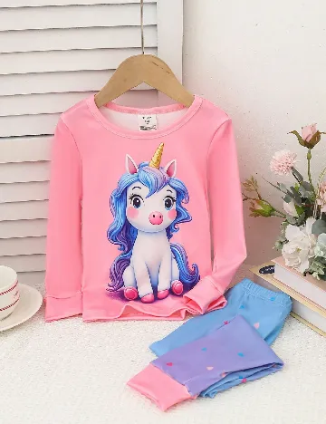 Pijama Shein Kids, mix culori