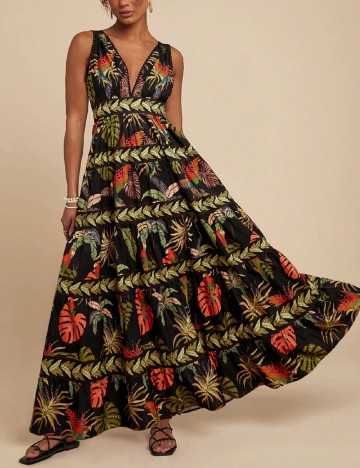 Rochie lunga SHEIN, mix culori