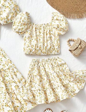 Compleu Shein Kids, floral print