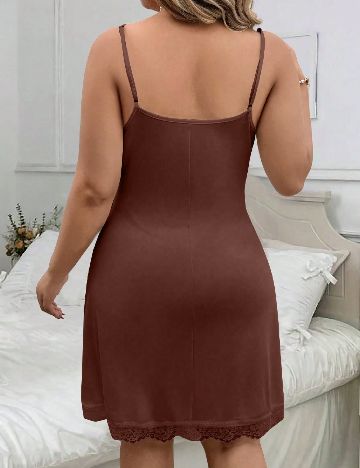 Rochie de noapte SHEIN CURVE, maro
