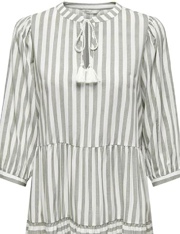 Rochie scurta Only, alb/verde