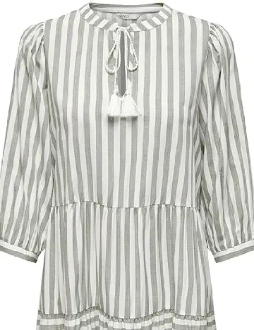 Rochie scurta Only, alb/verde