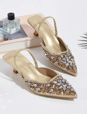 Pantofi SHEIN, auriu