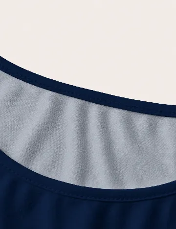 Rochie medie SHEIN CURVE, bleumarin