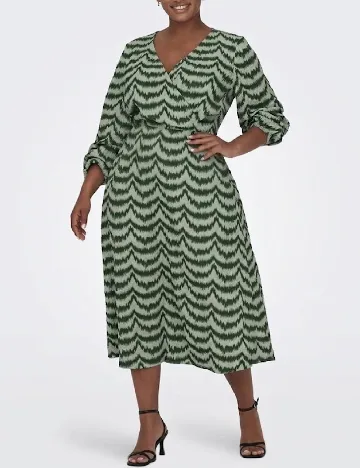 Rochie medie Jacqueline de Yong, verde