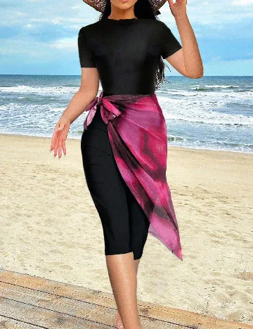 Compleu De Plaja SHEIN, negru