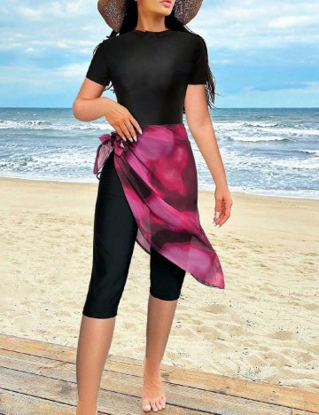 Compleu De Plaja SHEIN, negru