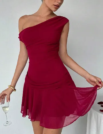 Rochie scurta SHEIN, rosu