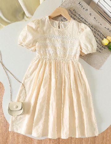 Rochie Shein Kids, crem