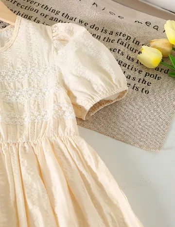 Rochie Shein Kids, crem