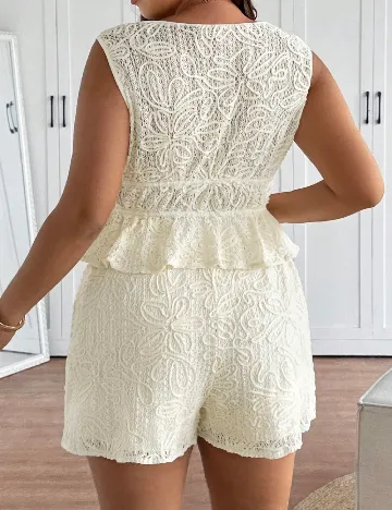 Compleu SHEIN CURVE, ecru