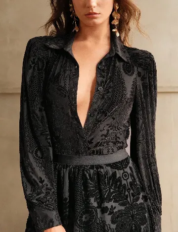 Camasa Anewsta, negru