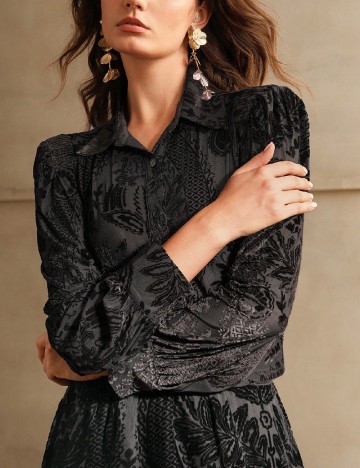 Camasa Anewsta, negru