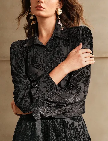 Camasa Anewsta, negru