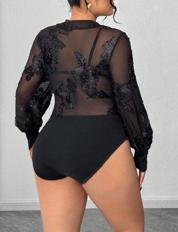 Body SHEIN CURVE, negru