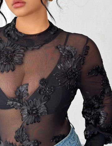 Body SHEIN CURVE, negru