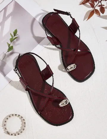 Sandale SHEIN, visiniu